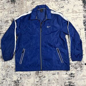 Vintage 90s Y2K Nike Windbreaker Pullover Nylon Jacket Mens Size L Swoosh